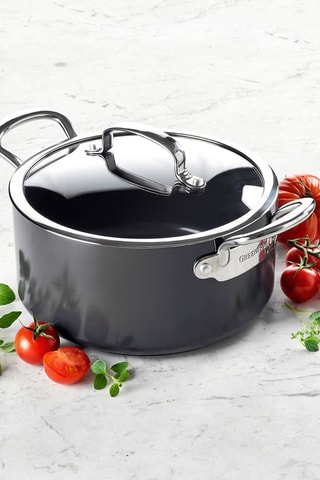 Tacho revestimento cerâmica Barcelona - 18 cm - 2,1 l - Greenpan