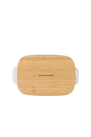 Travessa para forno em cerâmica - 32,8 x 19,5 x 7,5 cm