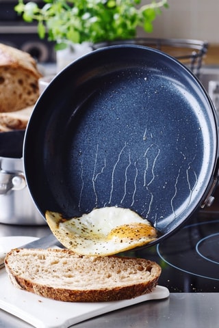Frigideira em aço inoxidável revestimento cerâmica Barcelona - 24 cm - Greenpan