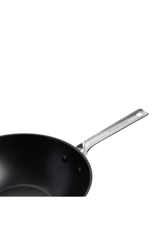 Wok de aço inoxidável 28 cm