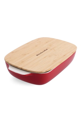 Travessa para forno em cerâmica - 40,4 x 24,8 x 8,8 cm