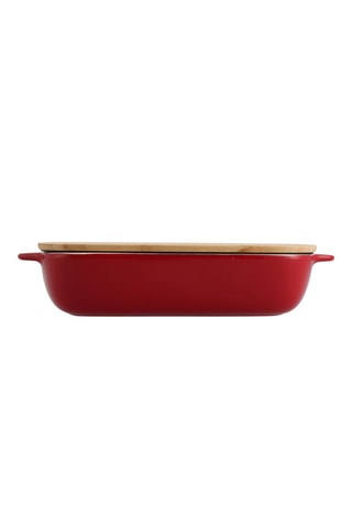 Travessa para forno em cerâmica - 40,4 x 24,8 x 8,8 cm