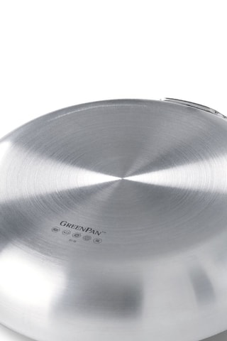 Frigideira de saltear em aço inoxidável revestimento cerâmica Barcelona - 24 cm - 3,1 l - Greenpan