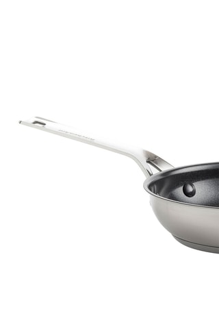3 poêles en acier inoxydable - 20, 24 et 28 cm - KitchenAid
