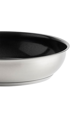 3 poêles en acier inoxydable - 20, 24 et 28 cm - KitchenAid