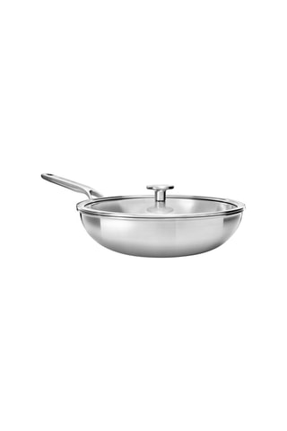 Wok de aço inoxidável 24 cm - 3.57 l
