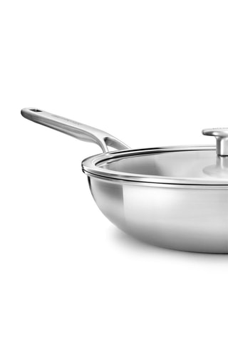 Wok de aço inoxidável 24 cm - 3.57 l