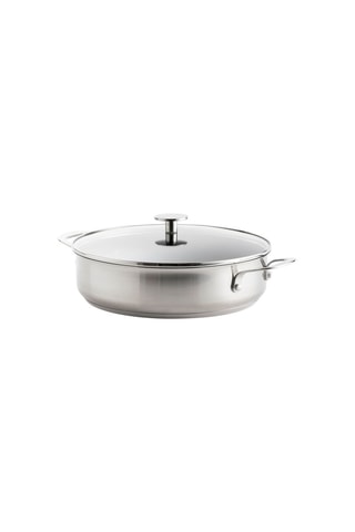 Caçarola em aço Inoxidável com tampa - 28 cm