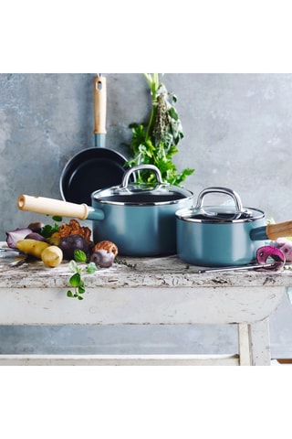 3 casseroles avec couvercles mayflower - 16/18/20 cm - Greenpan