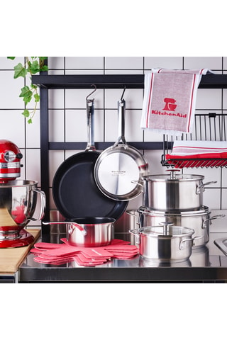 Batterie de cuisine en acier inoxydable - 7 pièces - KitchenAid