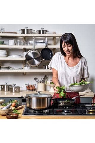 Batterie de cuisine en acier inoxydable - 7 pièces - KitchenAid