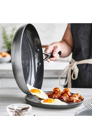 2 poêles en acier inoxydable - 20/26 cm - Greenpan