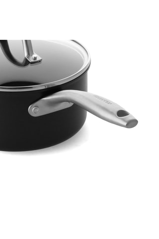 Caçarola com tampa em aço inoxidável Lima - Greenpan
