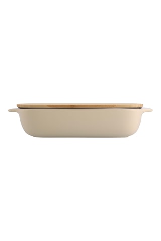 Travessa de forno em cerâmica com tampa - 42,1 x 38,3 x 27,8 cm - KitchenAid