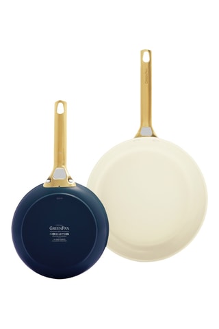 2 poêles à frire  en acier inoxydable Padova - 20/26 cm - Greenpan
