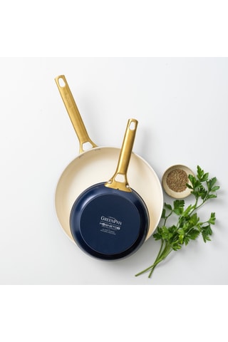 2 poêles à frire  en acier inoxydable Padova - 20/26 cm - Greenpan