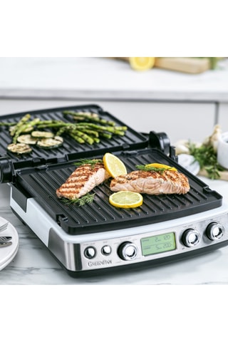 Grelhador em aço inoxidável Elite Contact - 2200 W - Greenpan