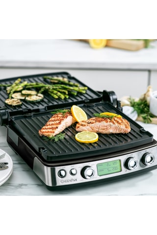Grelhador em aço inoxidável Elite Contact - 2200 W - Greenpan