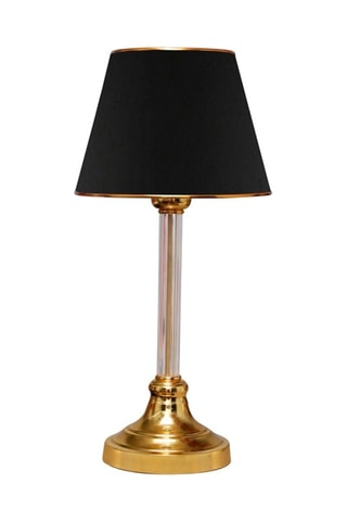 Lámpara de sobremesa Ayd - Negro y dorado - 60 W