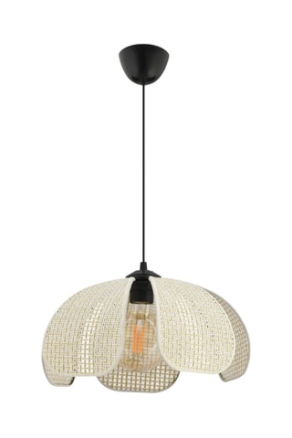 Lámpara de techo - Marfil y negro - 40 W