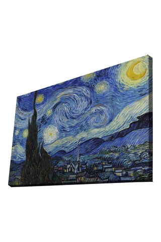 Wanddecoratie “Sterrennacht” Vincent van Gogh - 70 x 100 cm