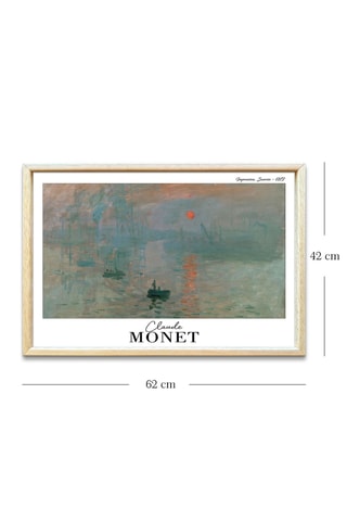 Cuadro «Impresión, sol naciente» de Claude Monet - 42 x 62 cm