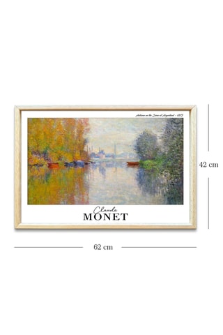 Cuadro «El Sena en Argenteuil» de Claude Monet - 42 x 62 cm