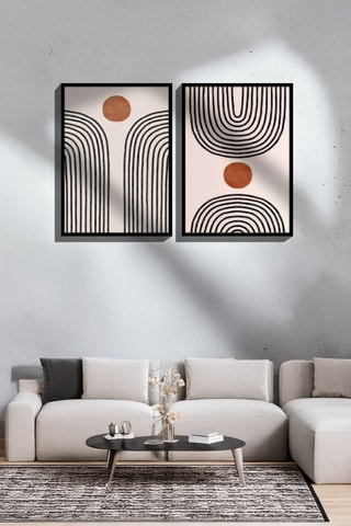 2 cuadros - 33 x 48 cm