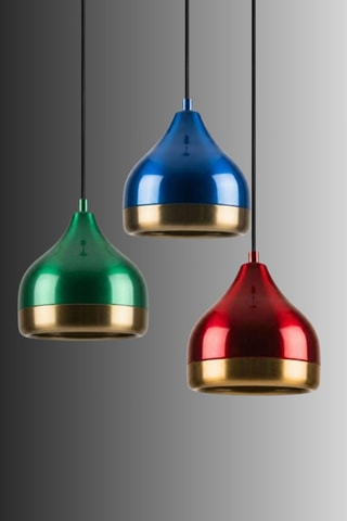 Lámpara de techo - Multicolor - 3 x 40 W