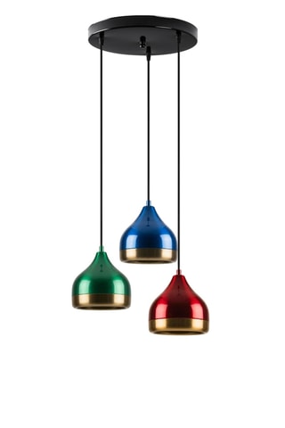 Lámpara de techo - Multicolor - 3 x 40 W