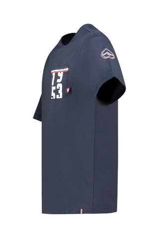 Camiseta - Blanco, azul y rojo