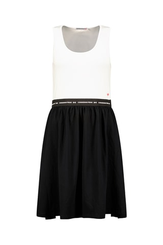 Vestido efecto doble prenda Jodieak - Blanco