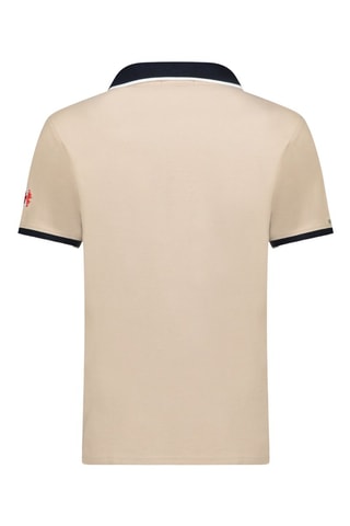 Polo Kareak - Negro, beige y rojo