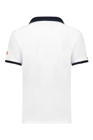 Polo Kareak - Blanco, negro y rojo