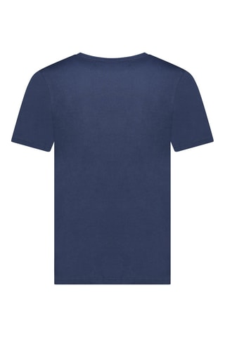 Camiseta - Blanco y azul