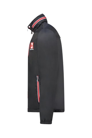 Chaqueta con capucha - Blanco, negro y rojo