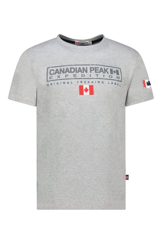 Camiseta - Blanco, gris y rojo