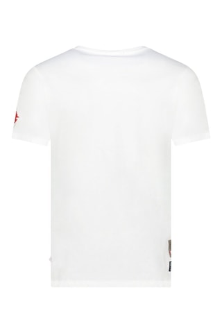 Camiseta Jaldemareak - Blanco, negro y rojo