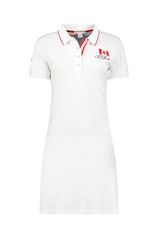 Vestido polo - Azul, rojo y blanco