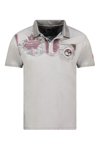 Polo Kimaceak - Gris, negro y rojo