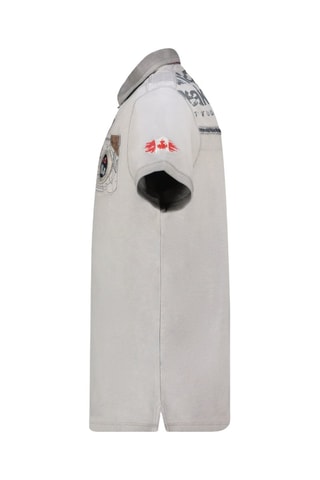 Polo Kimaceak - Gris, negro y rojo