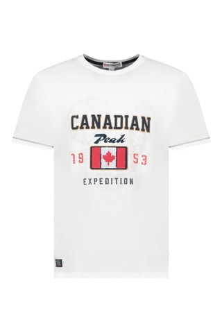 Camiseta Juitreak - Blanco y rojo