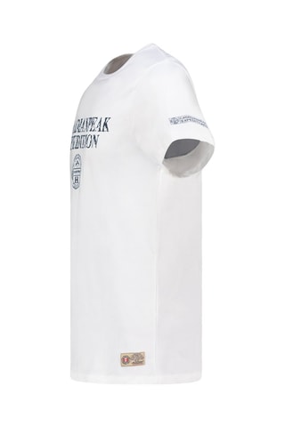 Camiseta Jvickeak - Blanco y azul