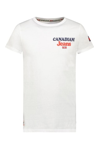 Camiseta Jouppeak - Blanco, azul y rojo