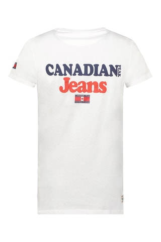 Camiseta Jouppeak - Blanco, azul y rojo