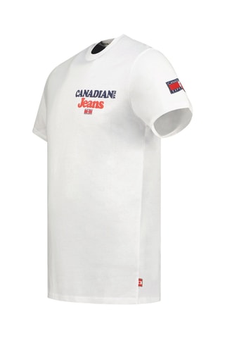 Camiseta Jouppeak - Blanco, azul y rojo