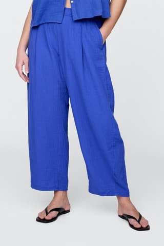 Pantaloni relaxed - Cobalto