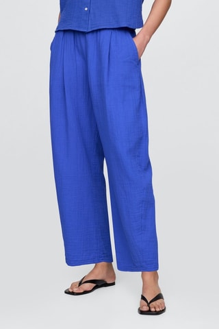 Pantaloni relaxed - Cobalto