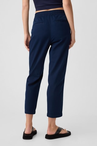 Pantaloni straight 7/8 - Indaco