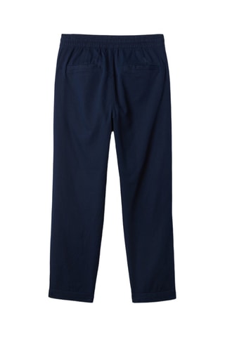 Pantaloni straight 7/8 - Indaco